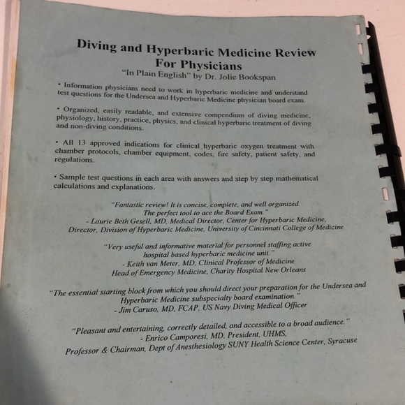 Hyperbaric Medicine Review For Physicians - Picture 4 of 9